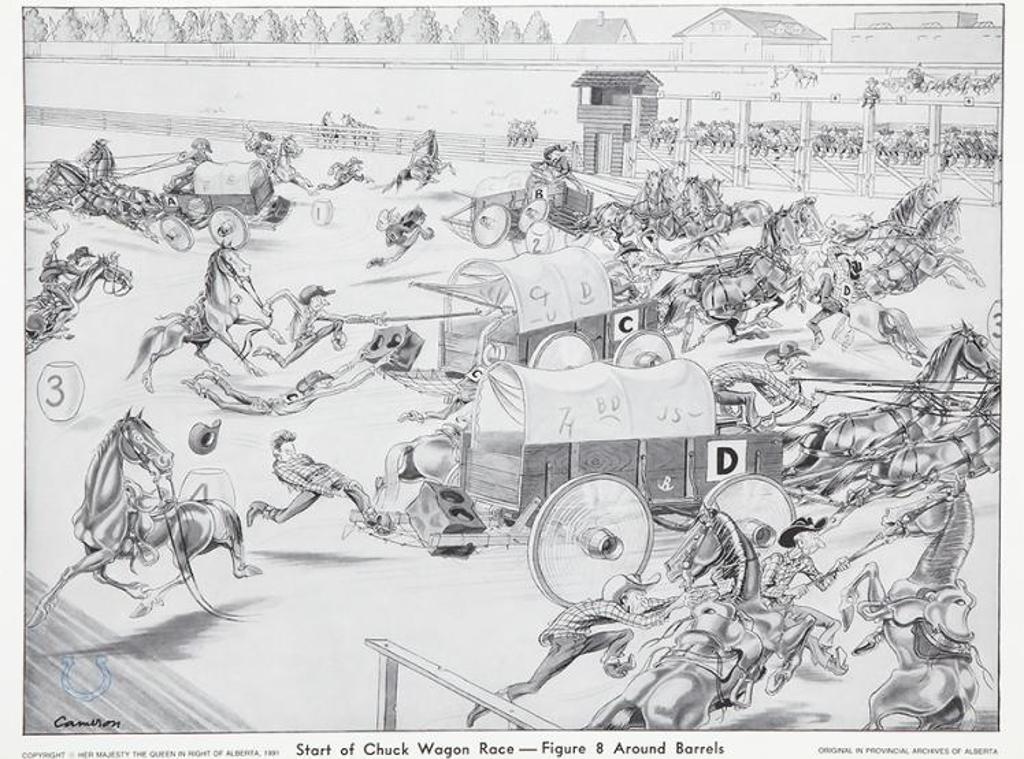 Stew Cameron (1912-1972) - Cowboy and Western Cartoon Prints