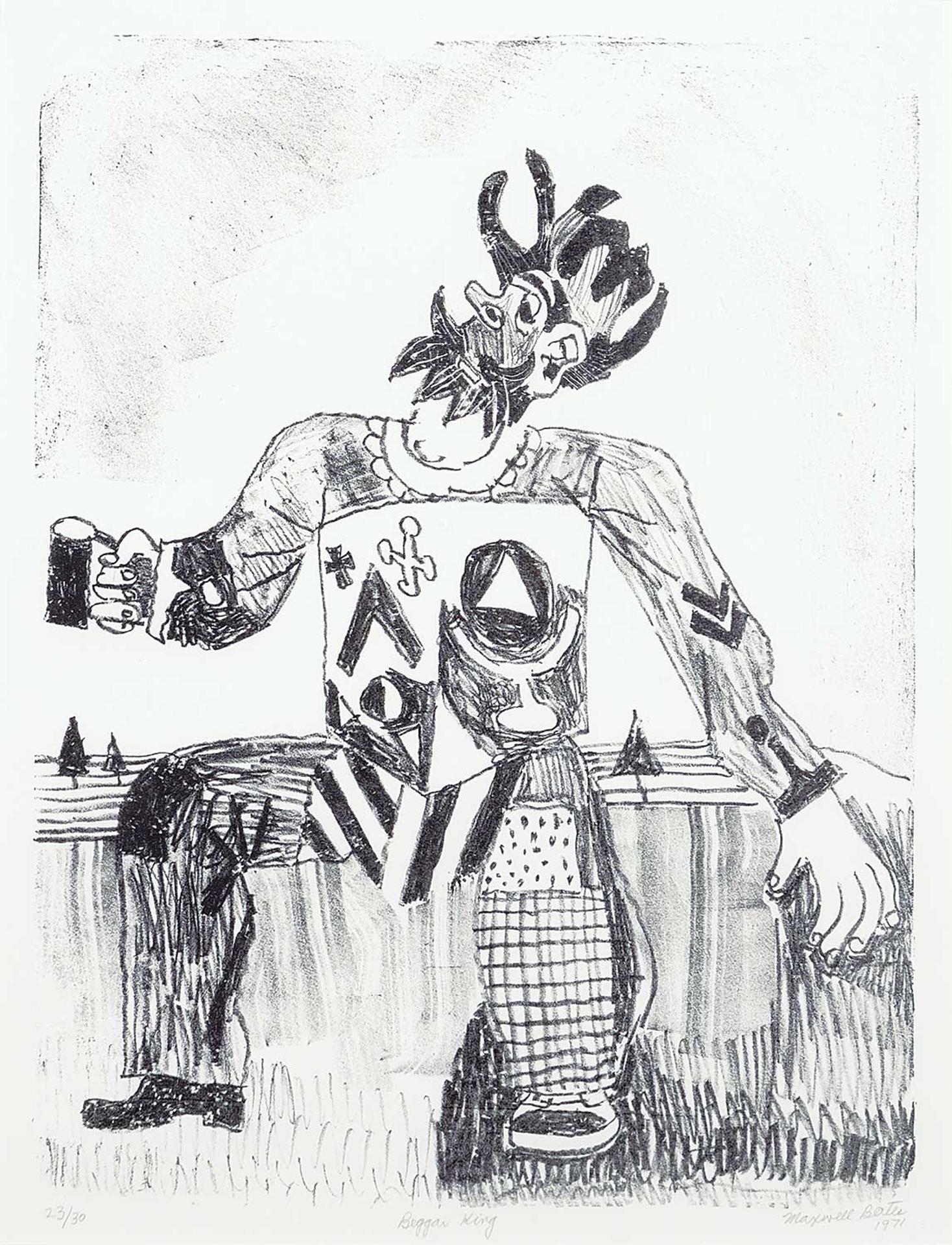 Maxwell Bennett Bates (1906-1980) - Beggar King #23/30