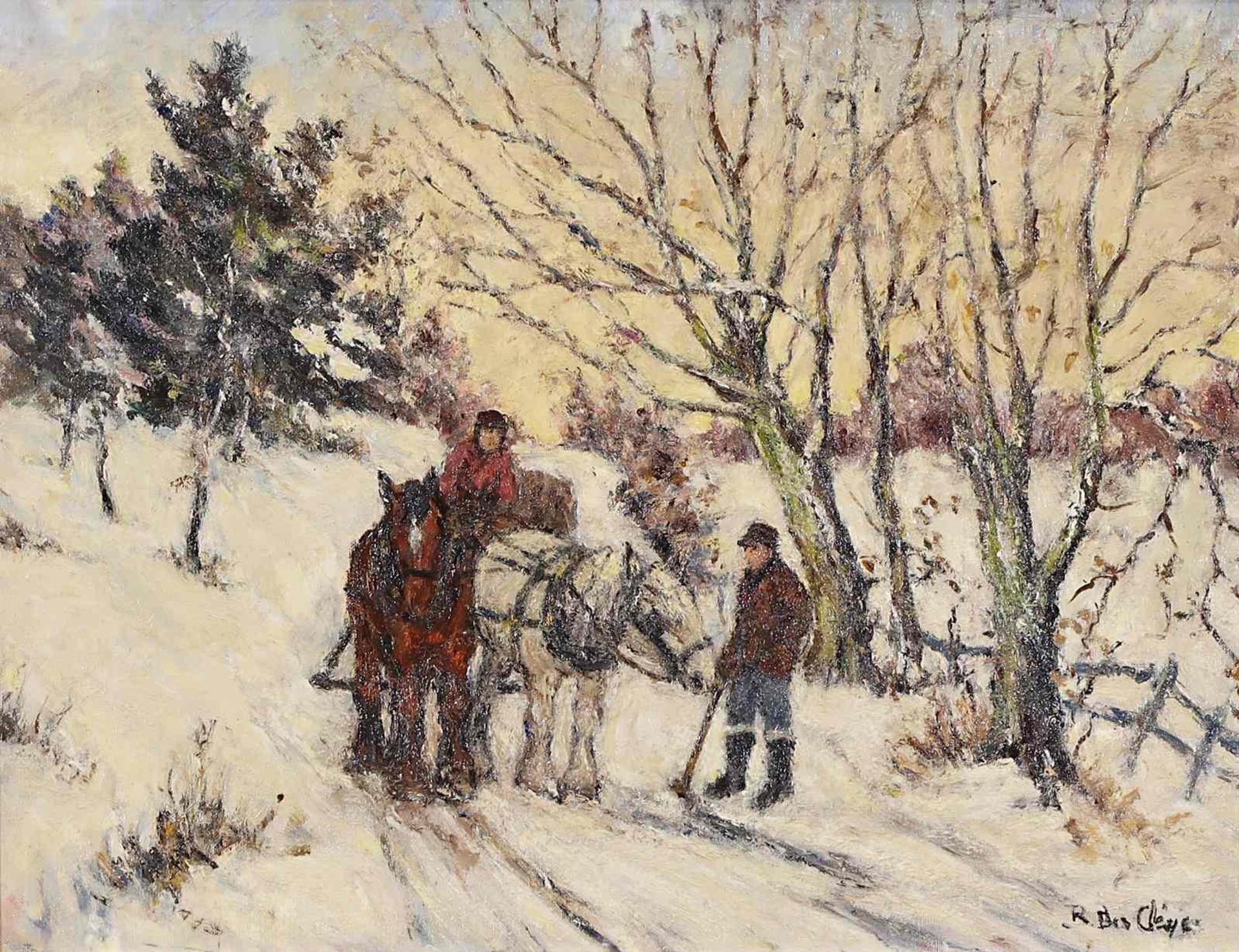 Berthe Des Clayes (1877-1968) - Winter Afternoon; Ca 1935