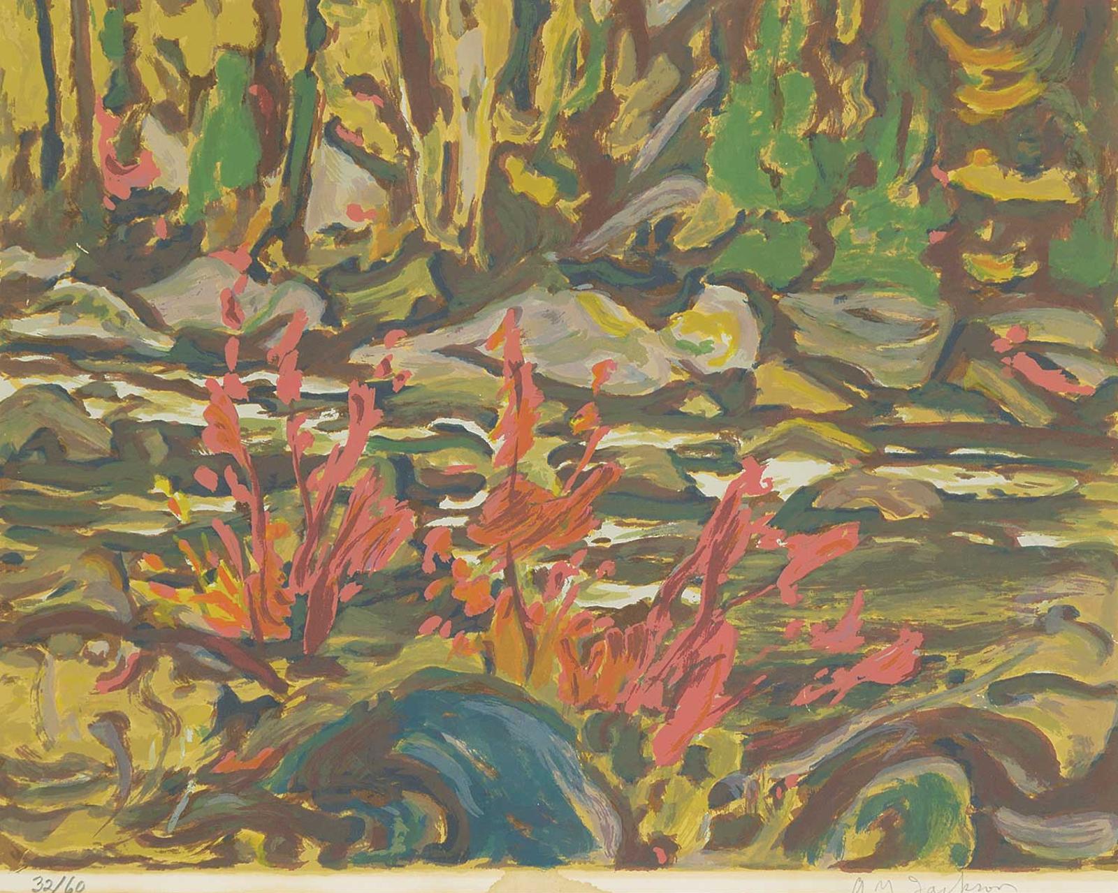Alexander Young (A. Y.) Jackson (1882-1974) - Fall Stream  #32/60