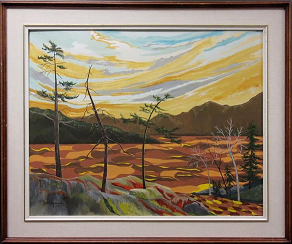 John Cunningham - Untitled (Golden Skies)