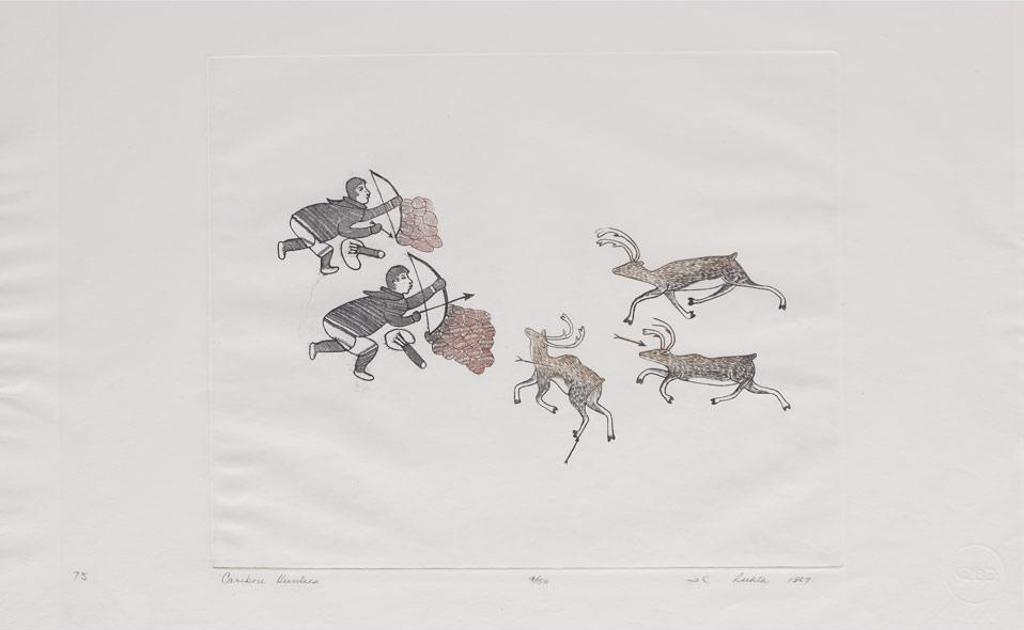 Lukta Qiatsuk (1928-2004) - Caribou Hunters