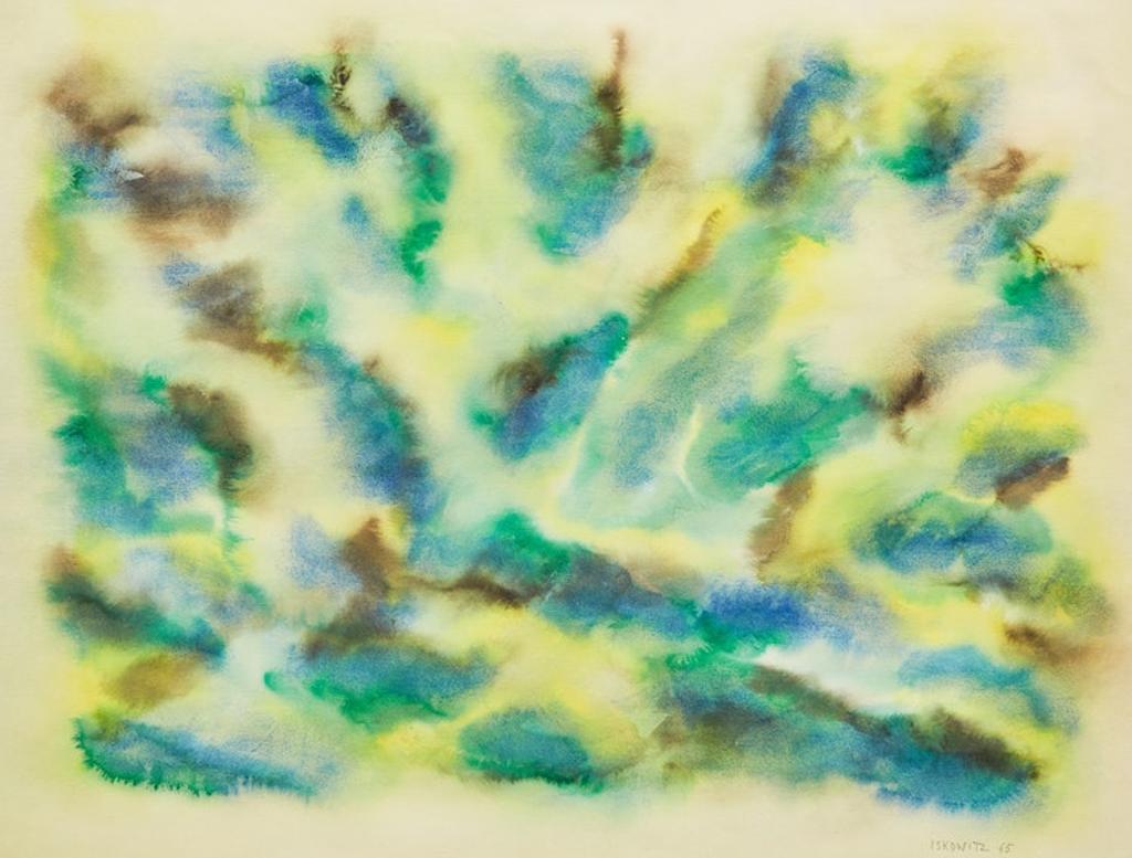 Gershon Iskowitz (1921-1988) - Untitled Abstraction