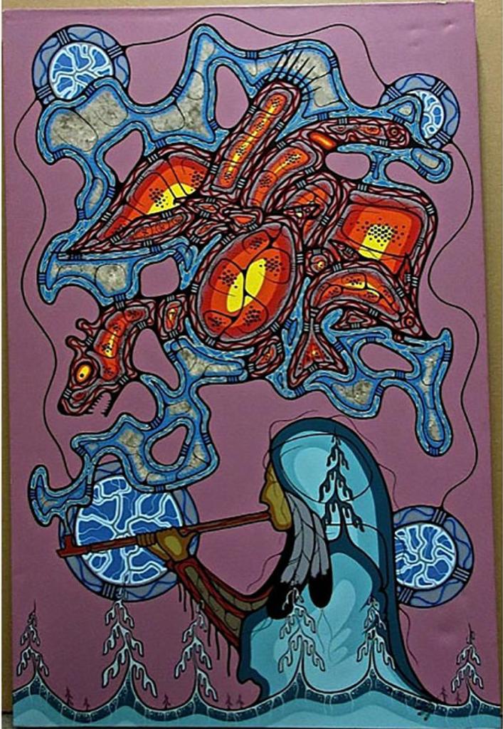 Jay Bell Redbird (1966) - Untitled (Peace Pipe Images)