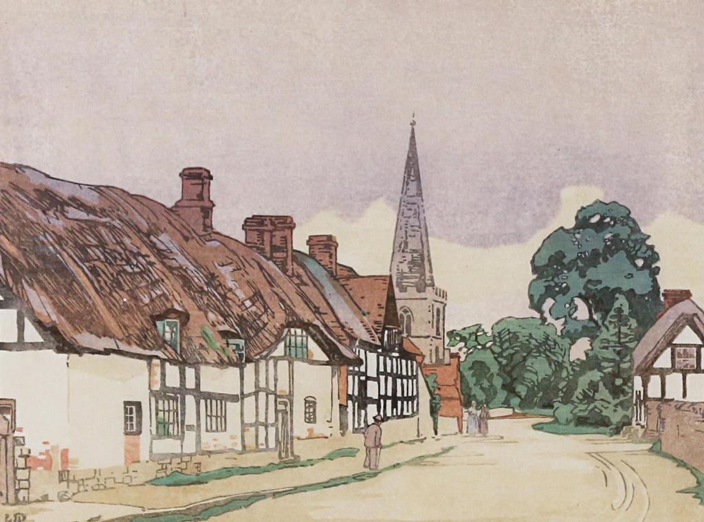 Walter Joseph (W.J.) Phillips (1884-1963) - Bredon Village; 1928
