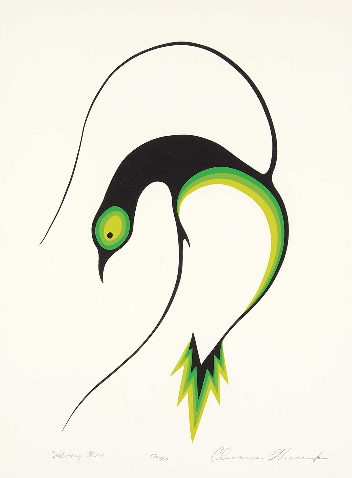 Clemence Wescoupe (1951-2018) - Solitary Bird  #173/500