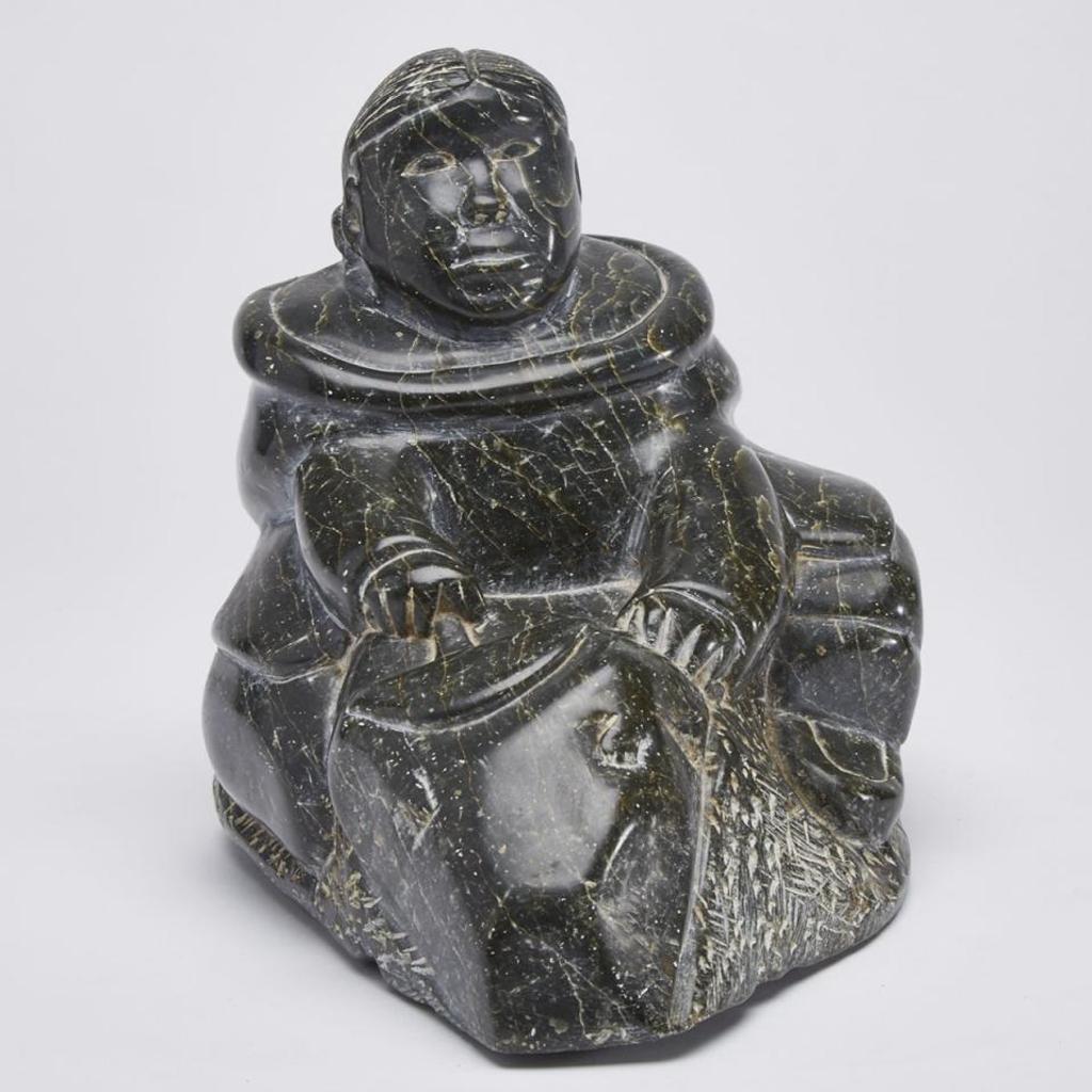 Sarah Meeko Nastapoka (1925) - Woman Skinning A Seal