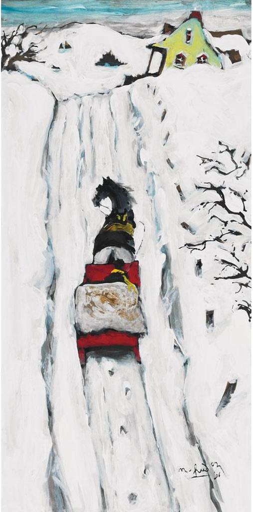 Normand Hudon (1929-1997) - Travelling The Winter Path