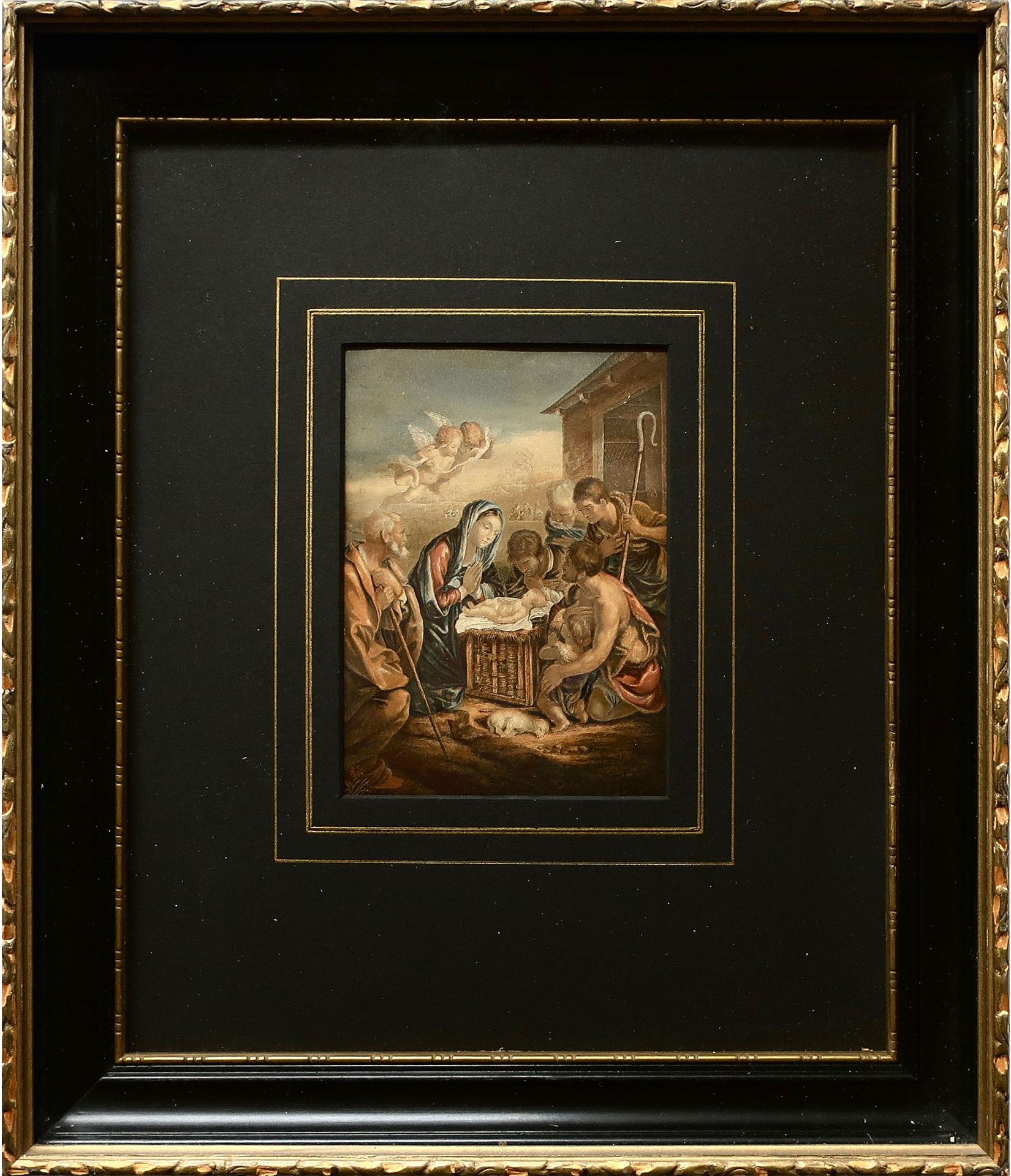 George Baxter (1804-1867) - The Birth Of The Saviour