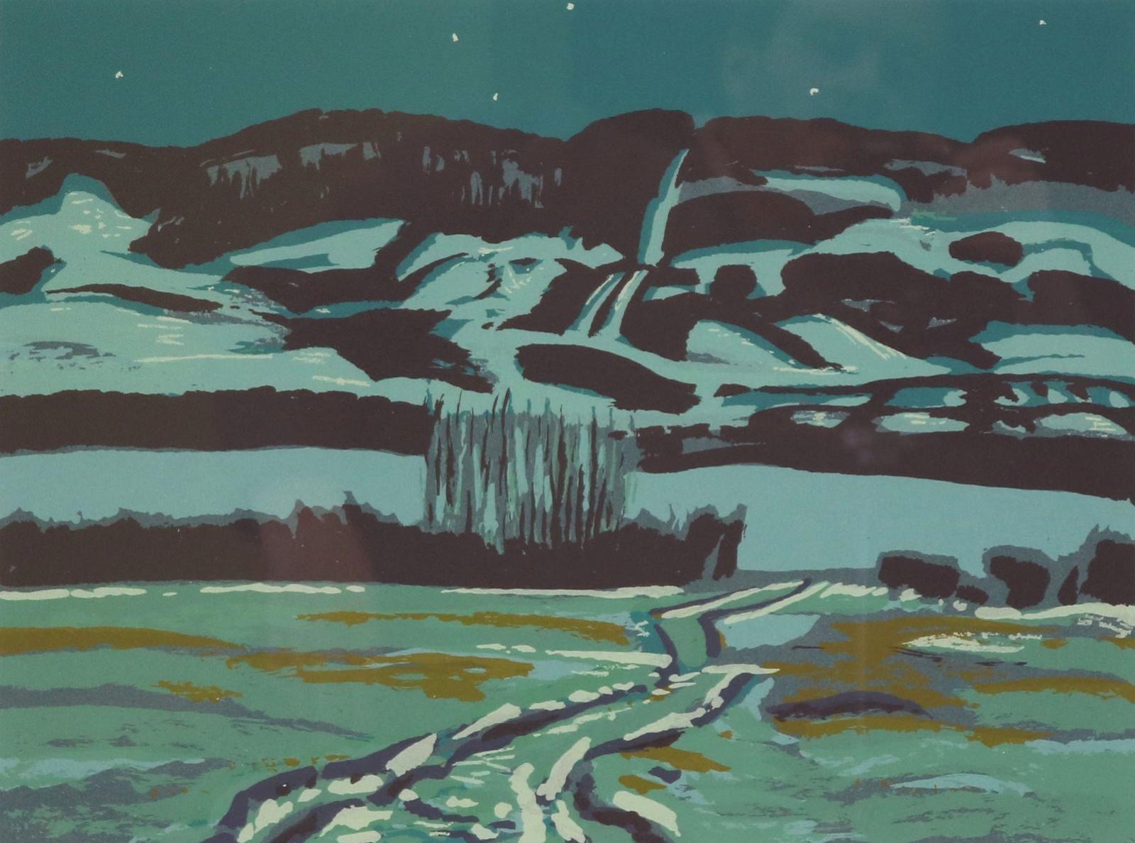 Illingworth Holey (Buck) Kerr (1905-1989) - Turner Valley Nocturne