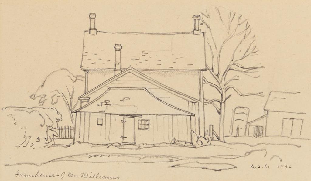 Alfred Joseph (A.J.) Casson (1898-1992) - Farmhouse, Glen Williams