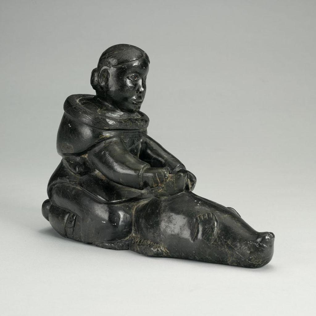 Sarah Meeko Nastapoka (1925) - Woman Flensing A Seal
