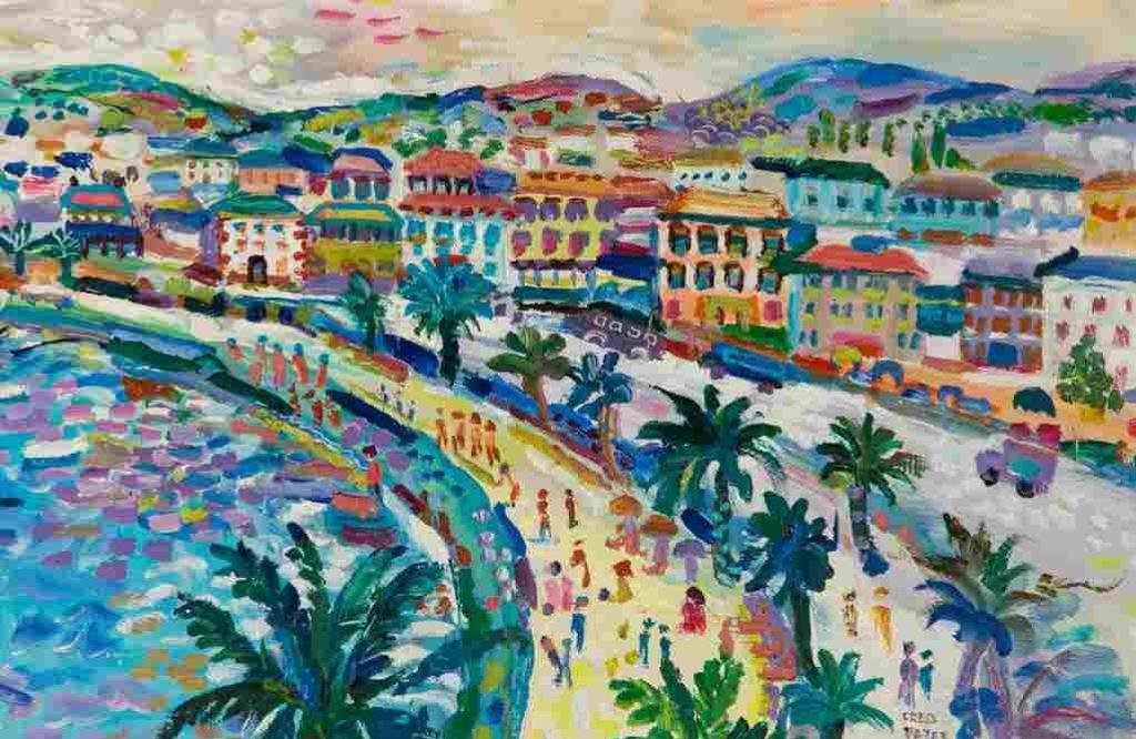 Fred Yates (1922-2008) - Untitled (Boardwalk)