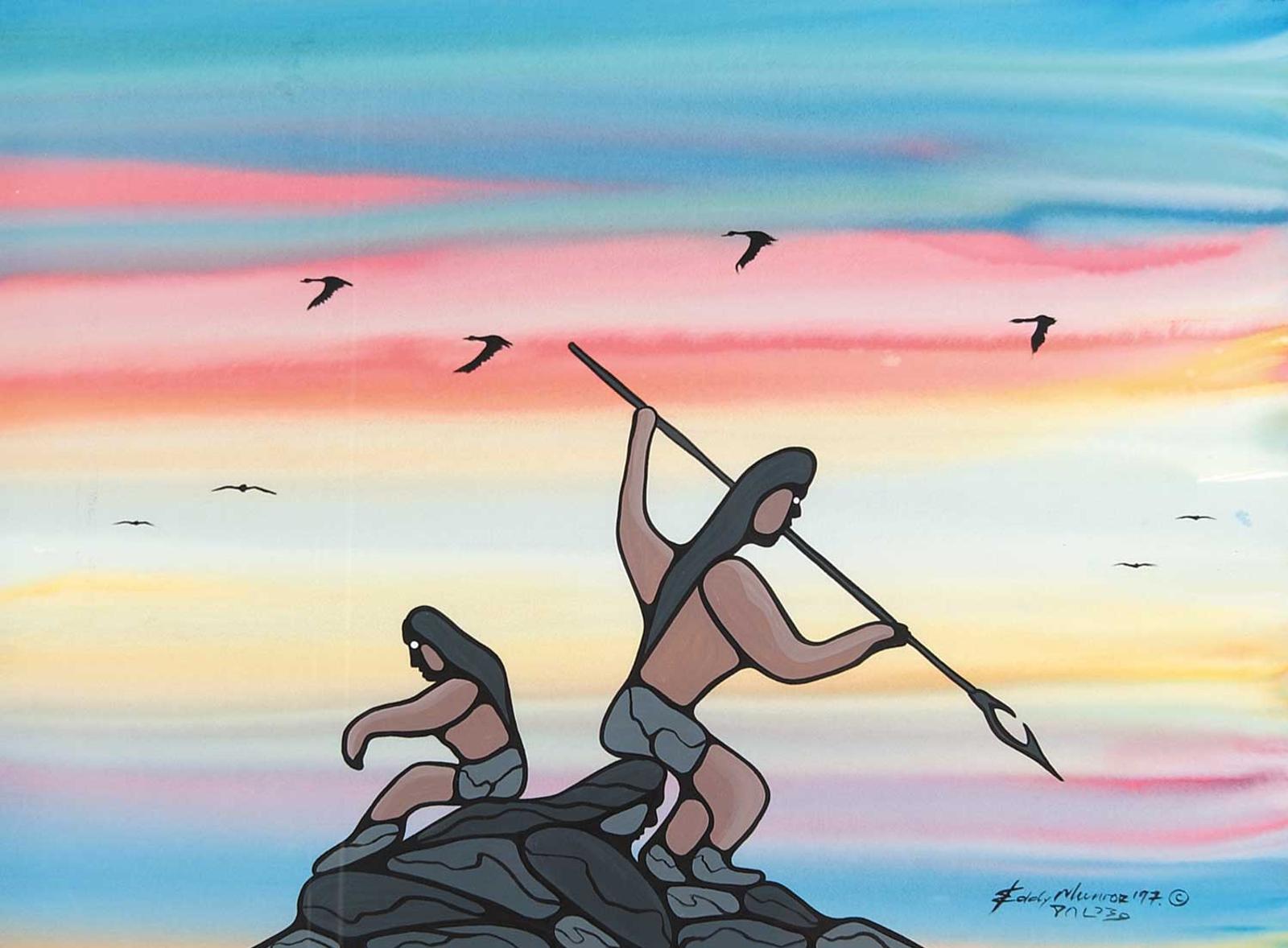 Eddy Munroe (1961) - Untitled - Two Hunters