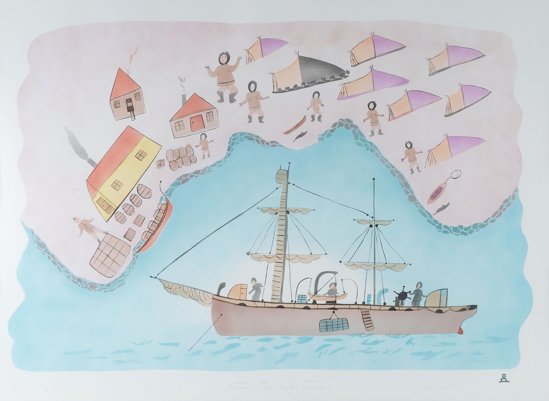 Pauloosie Karpik (1911-1988) - Ship Is Here