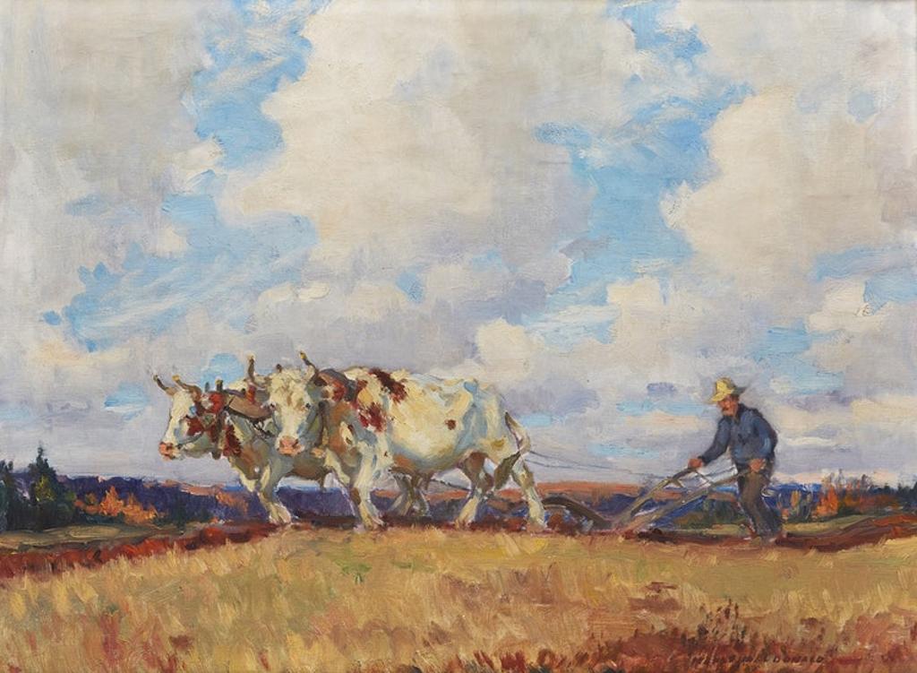 Manly Edward MacDonald (1889-1971) - Joe Malloy's Oxen Hastings Co.