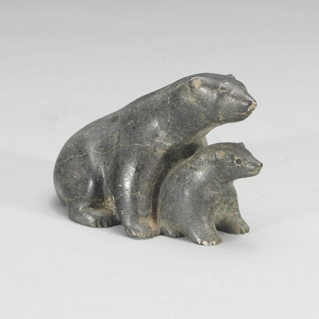 Mathiasi Awa (1921) - Polar Bear And Cub
