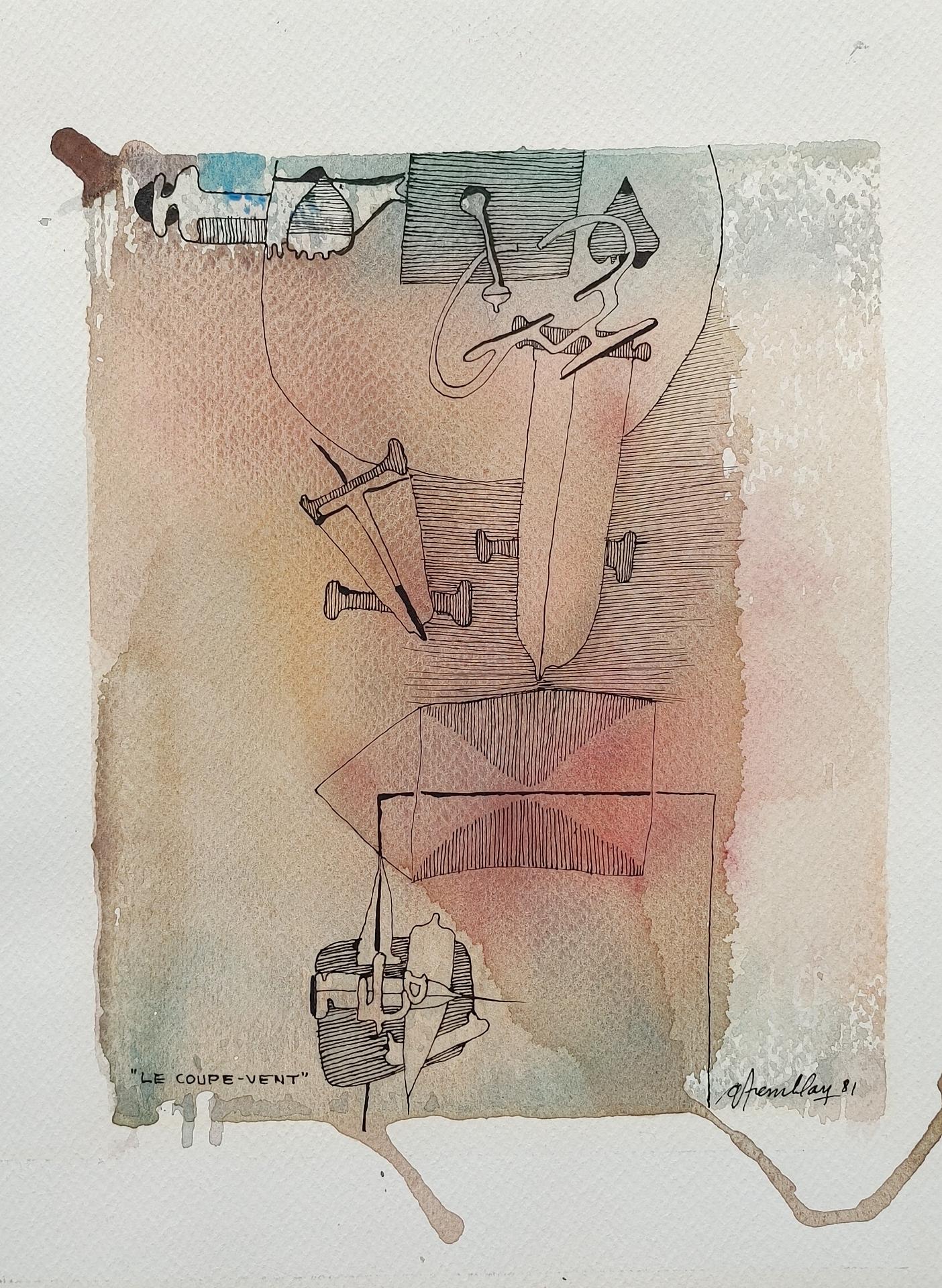 Gérard Tremblay (1928-1992) - Le coupe-vent, 1981