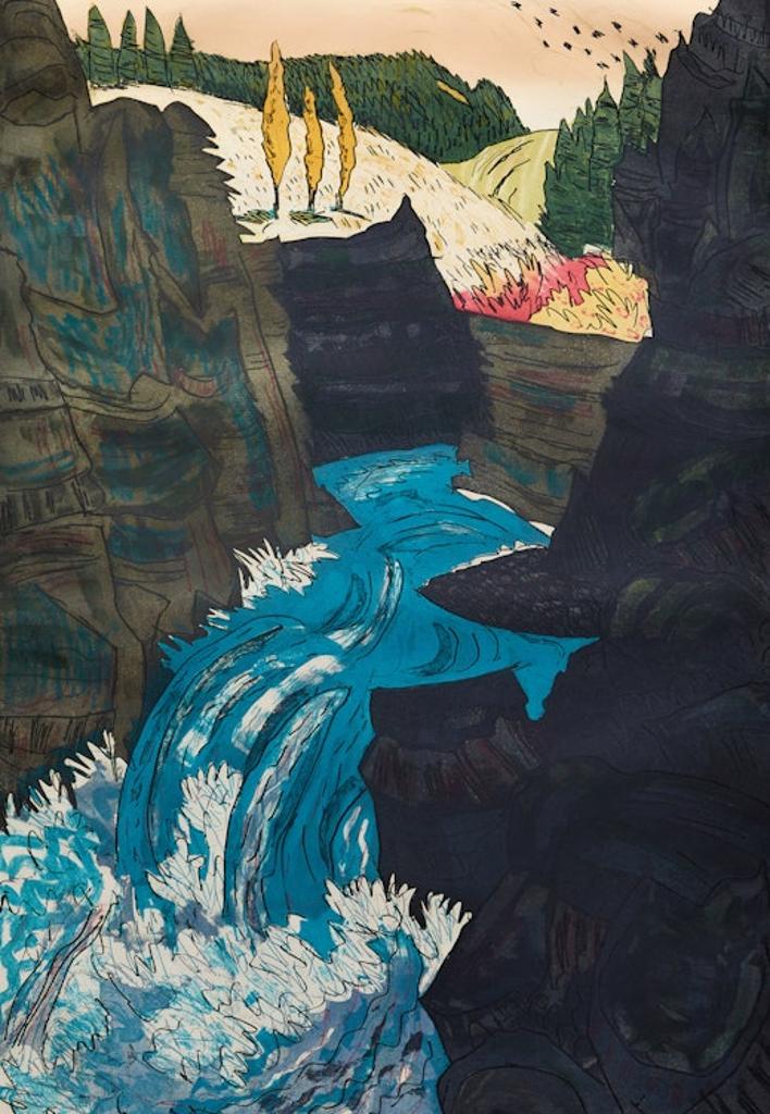Anne Meredith Barry (1932-2003) - Dark Canyon