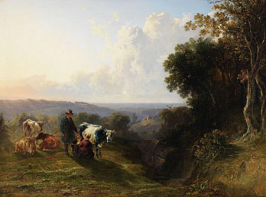 William Shayer Snr. (1788-1879) - An English Homestead