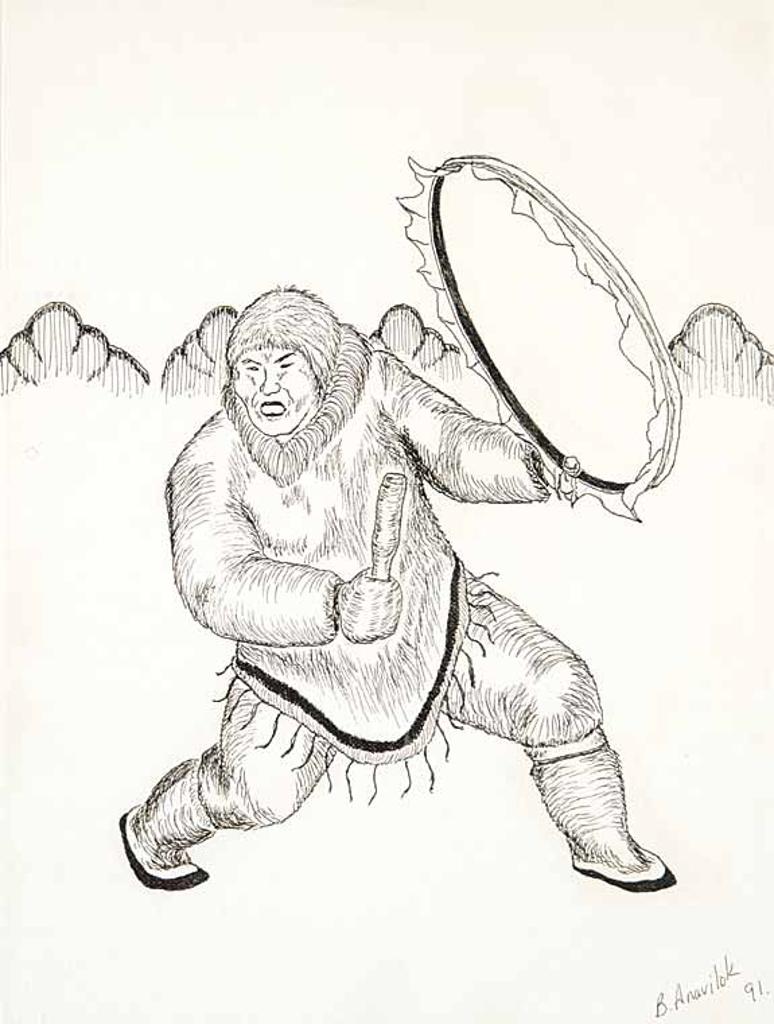 Anavilok - Untitled - Eskimo Dancer II