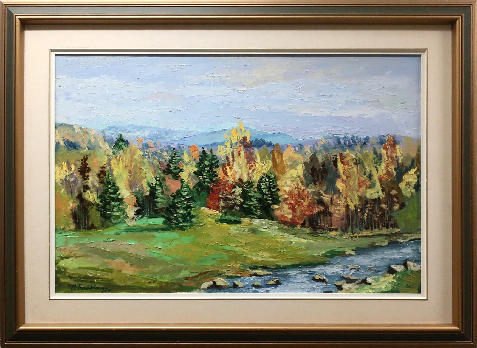 M. Tremblay - Untitled (Fall Landscape With River)