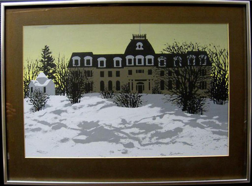 Bruno Joseph Bobak (1923-2012) - The Old Arts Building, University Of New Brunswick