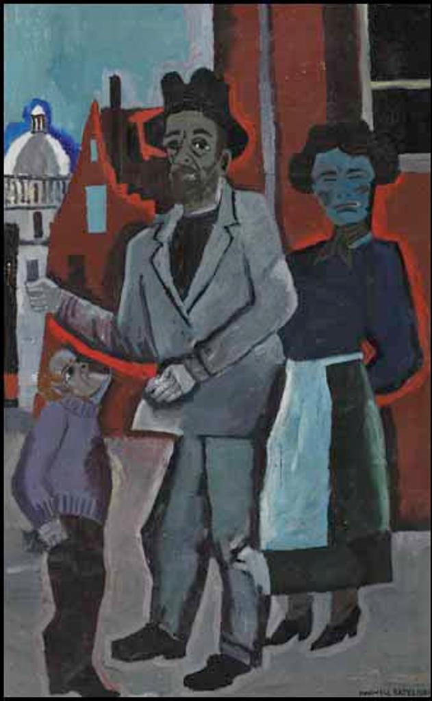 Maxwell Bennett Bates (1906-1980) - Street Scene