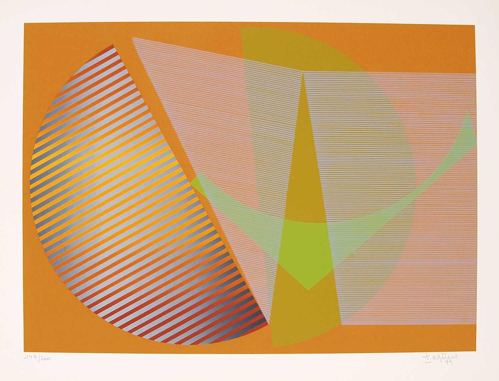 Leopoldo Torres Aguero - Untitled - Yellow and Grey Sphere #149/200