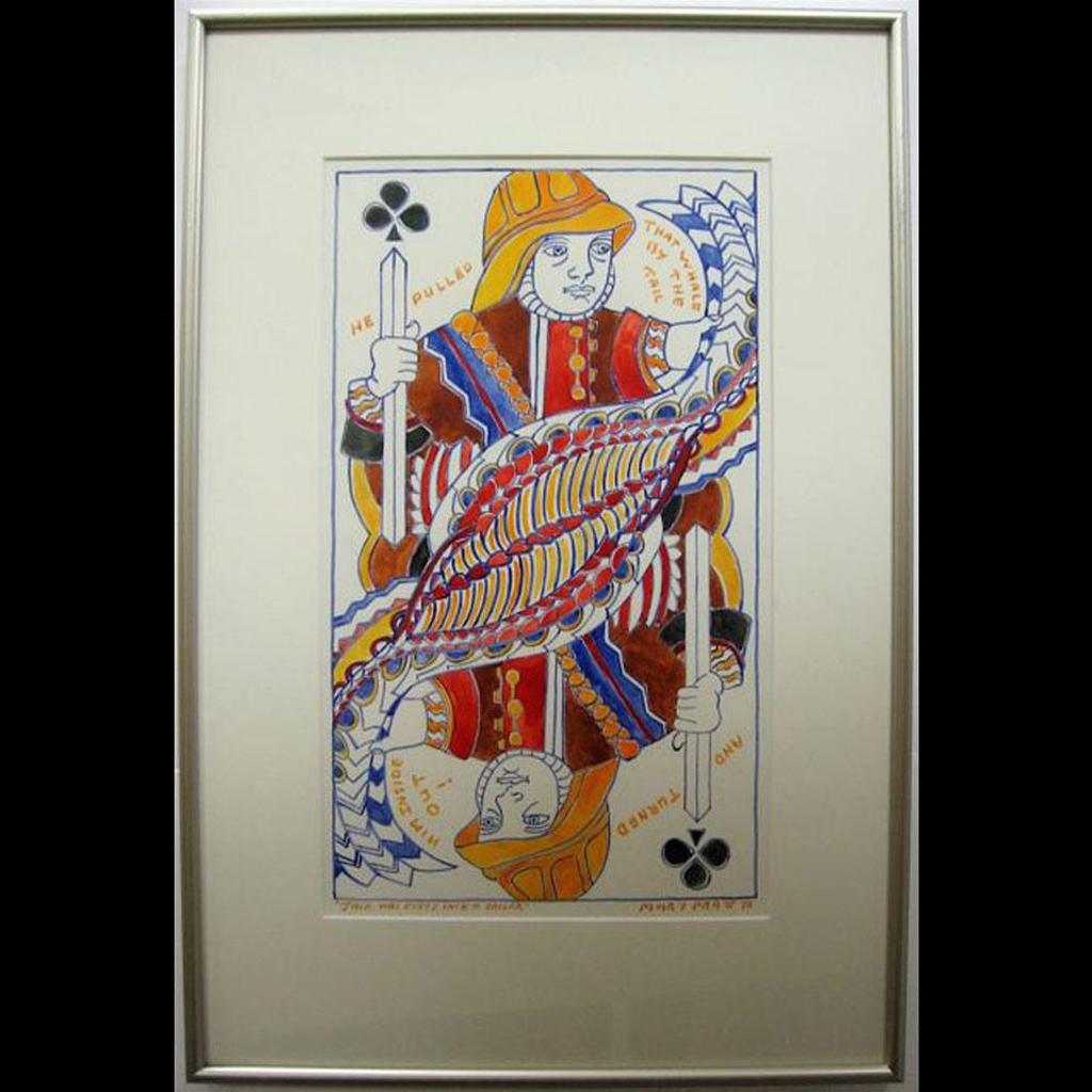 Mary Frances West Pratt (1935-2018) - Jack Was Every Inch A Sailor (Jack Of Clubs); A Deck With A View (8 Of Hearts)
