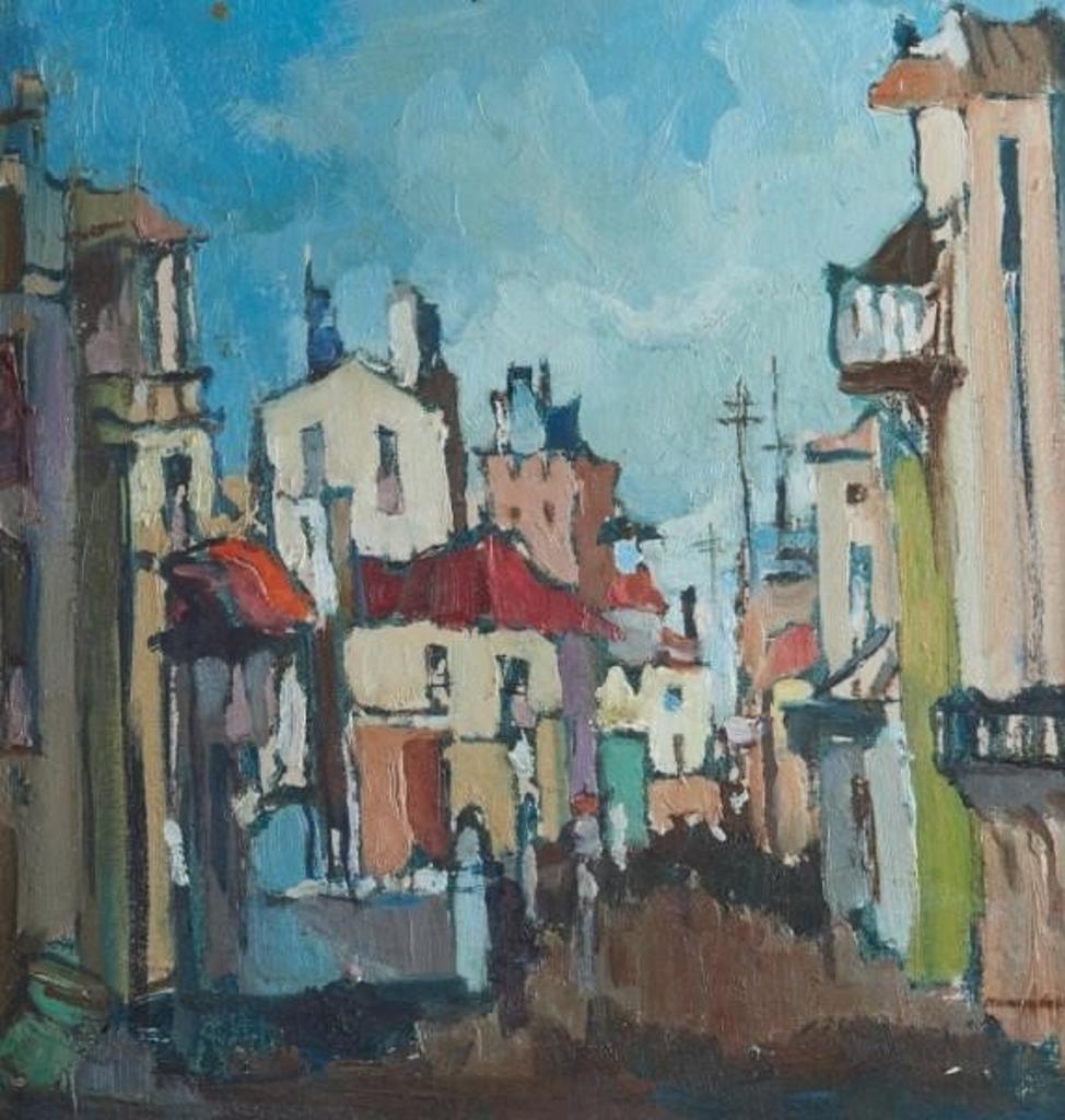Kobus Louw (1933) - Street Scene
