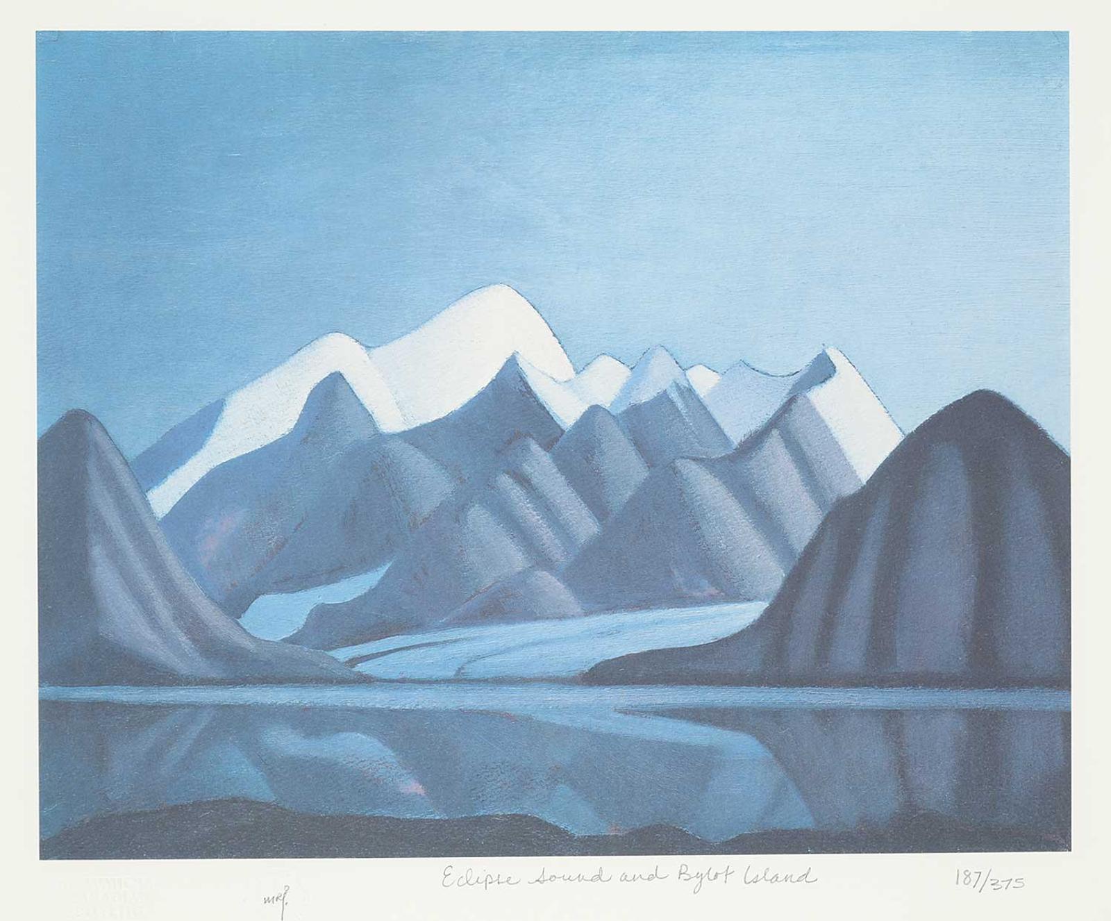 Lawren Stewart Harris (1885-1970) - Eclipse Sound and Bylot Island #187/375