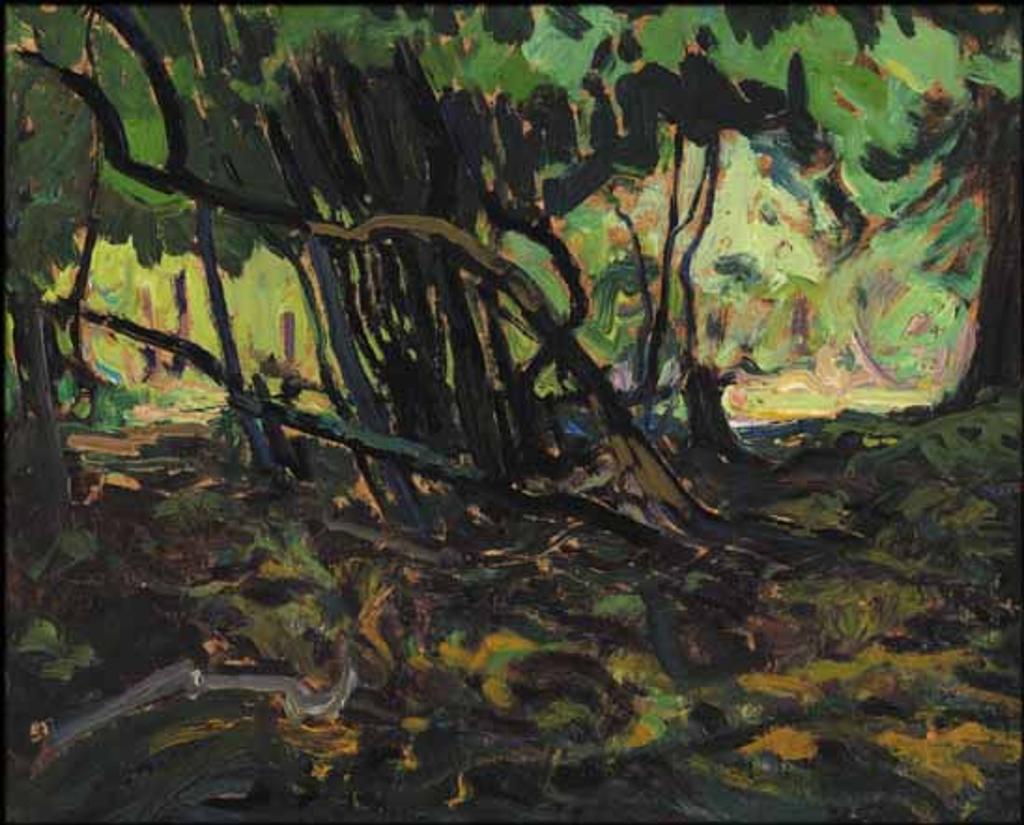 James Edward Hervey (J.E.H.) MacDonald (1873-1932) - Brush Tangle