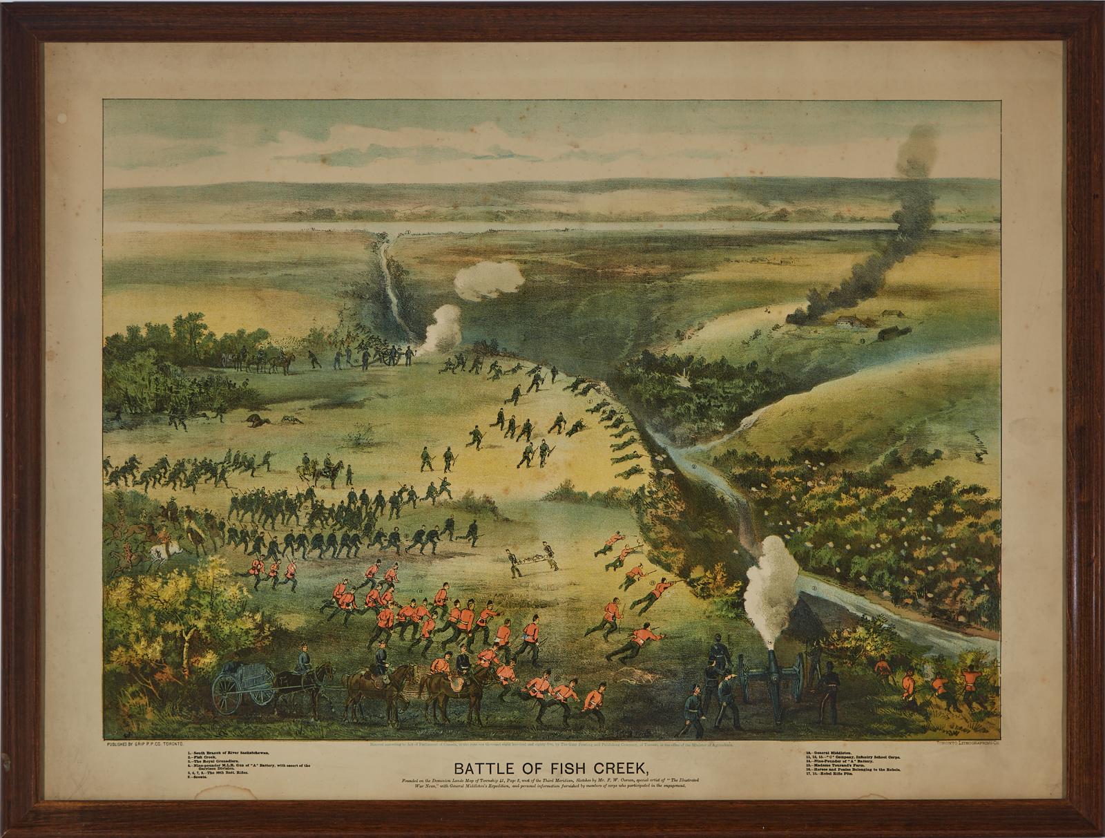 William Daniel Blatchly (1838-1903) - Battle Of Fish Creek; Battle Of Cut Knife Creek; The Capture Of Batoche
