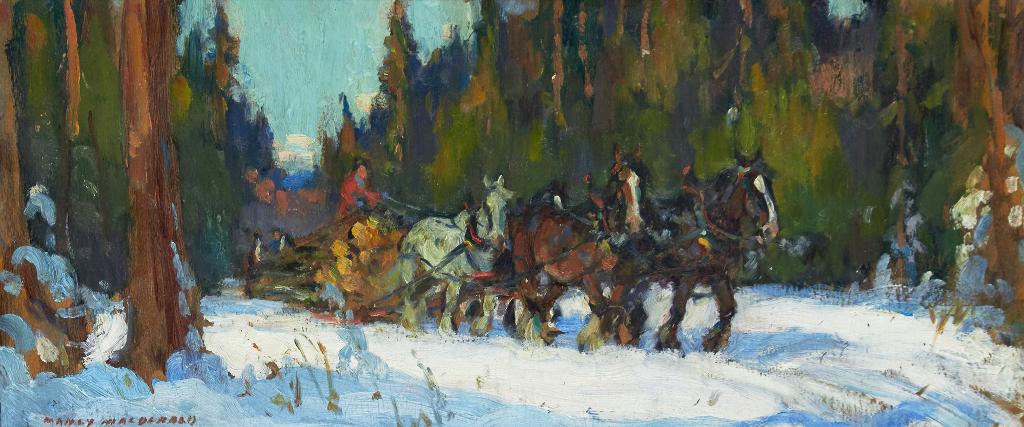 Manly Edward MacDonald (1889-1971) - Logging Scene