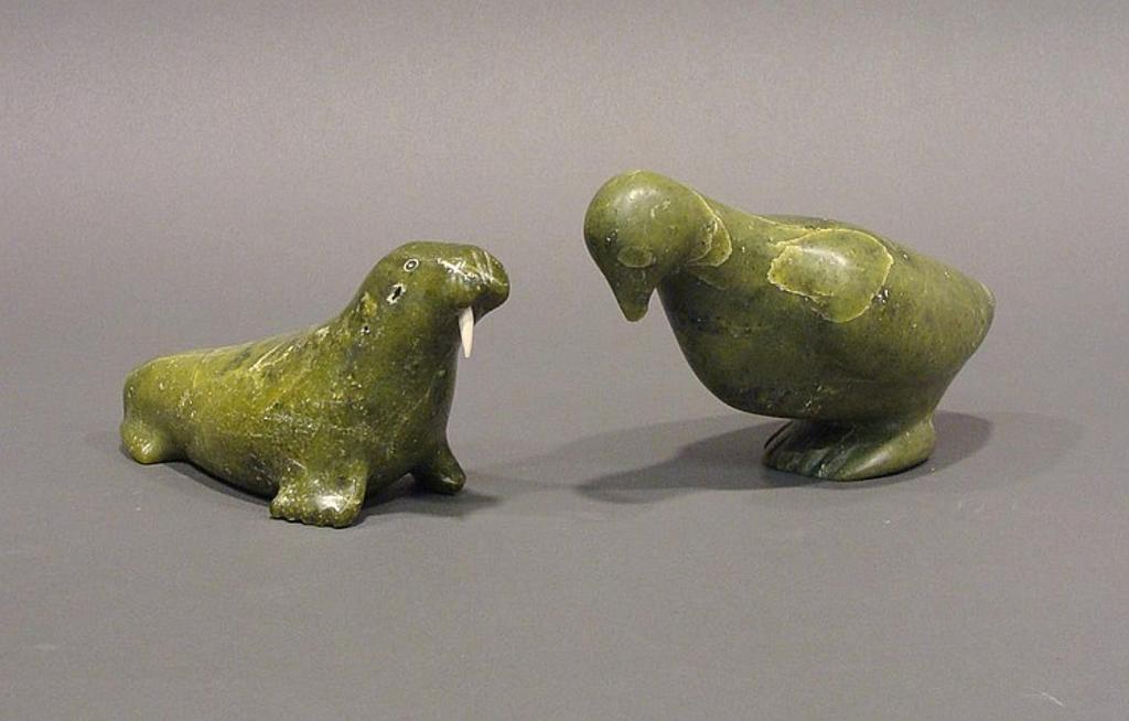 Lyola King - a green soapstone