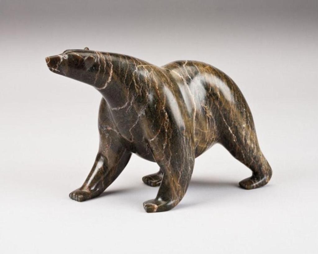 Jimmy Petooloosie (1961) - Walking polar bear, ca. late 1990s