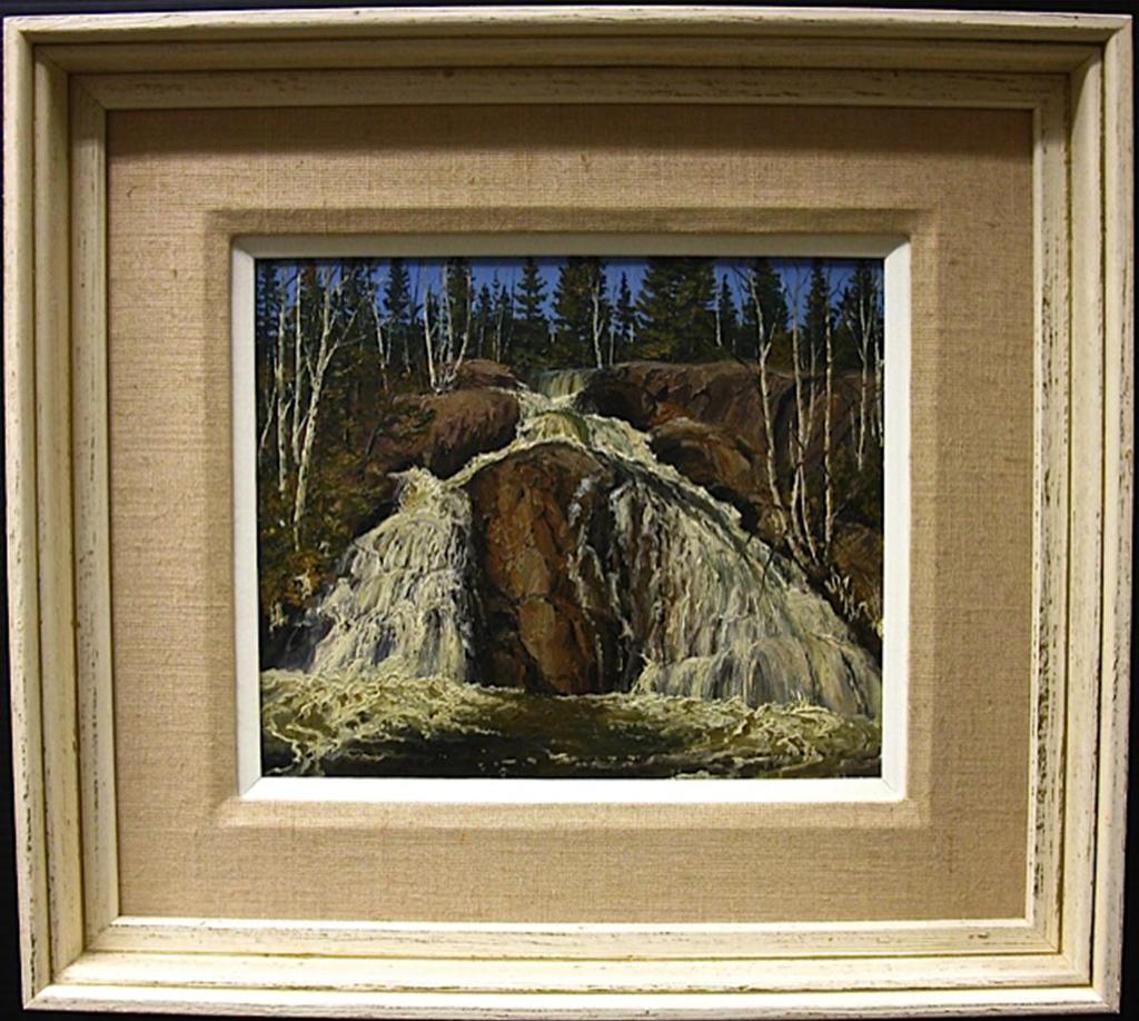 Dr. John A. Palmer (1926-1984) - Waterfall On Ojibway Land Near Michipicoten Lake Superior