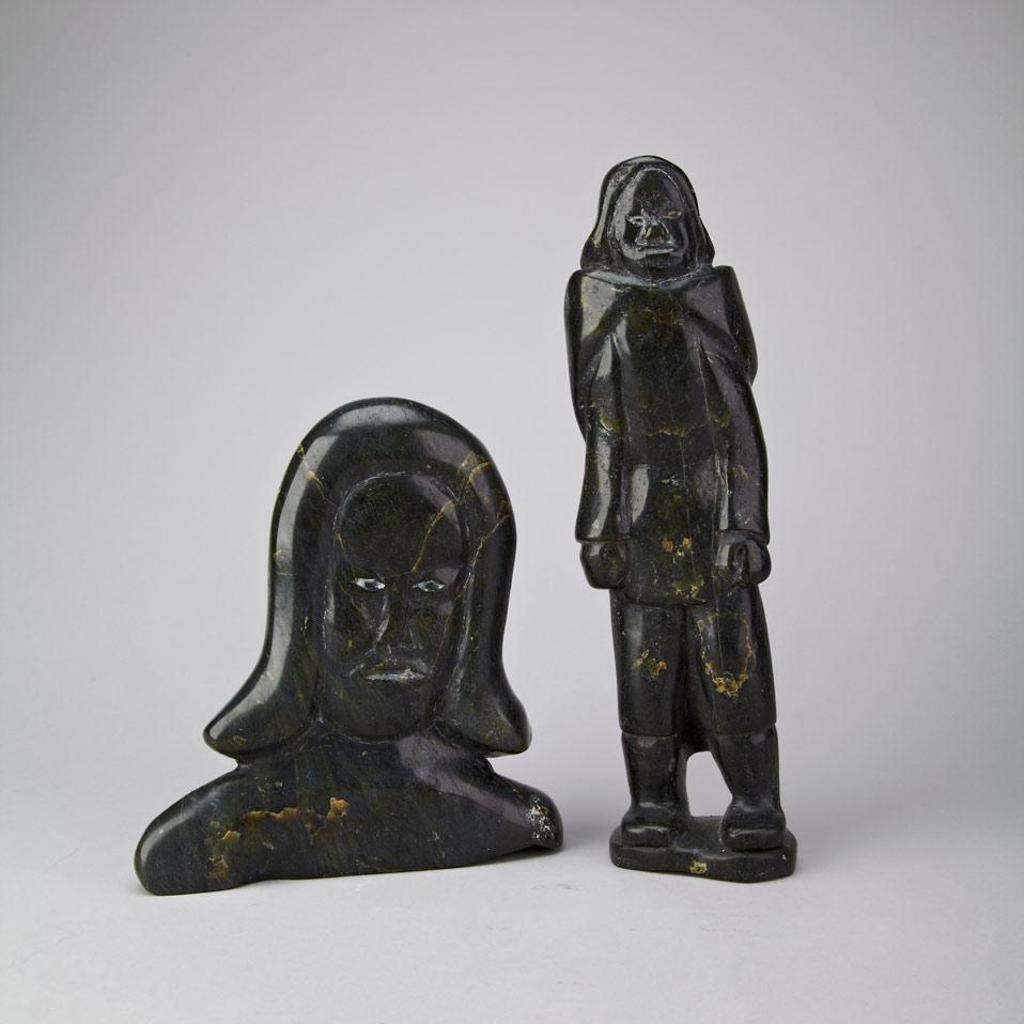 Mannumi Shaqu (1917-2000) - Standing Man; Face Of A Woman