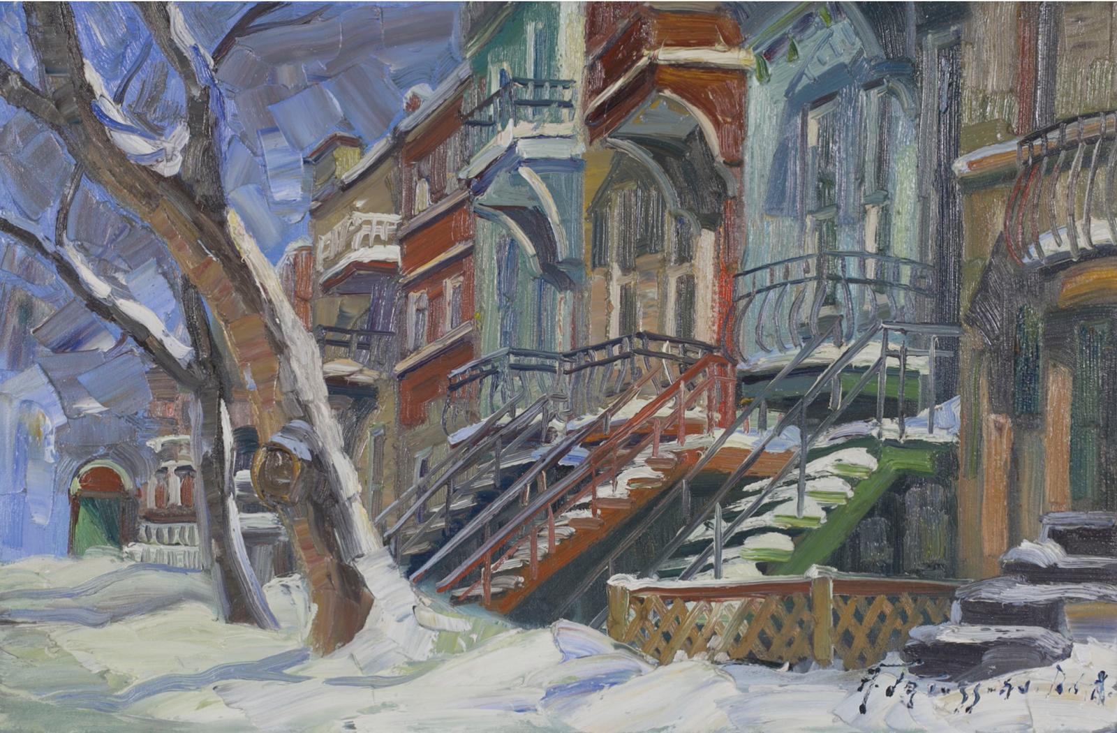 Armand Tatossian (1948-2012) - Montreal Stairs