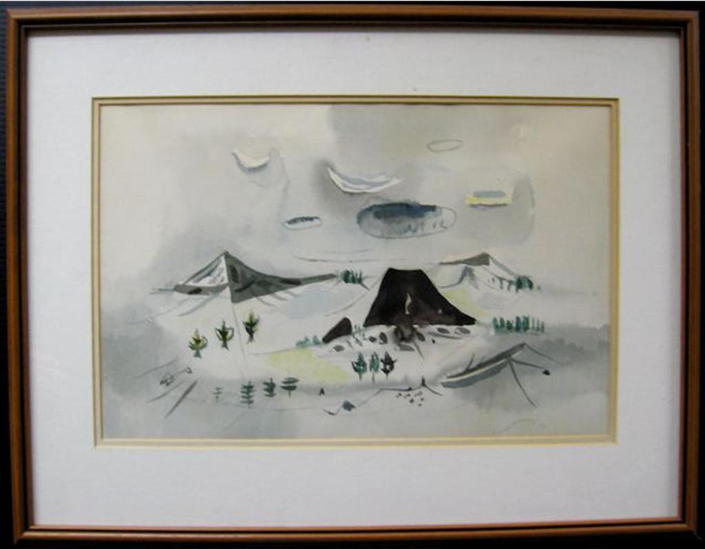 William John Bertram Newcombe (1907-1969) - Rain In Montana