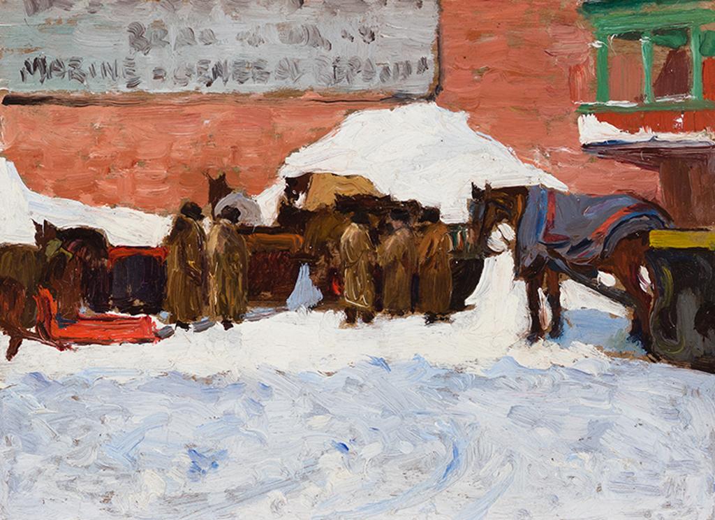 Robert Wakeham Pilot (1898-1967) - Market Day, Quebec