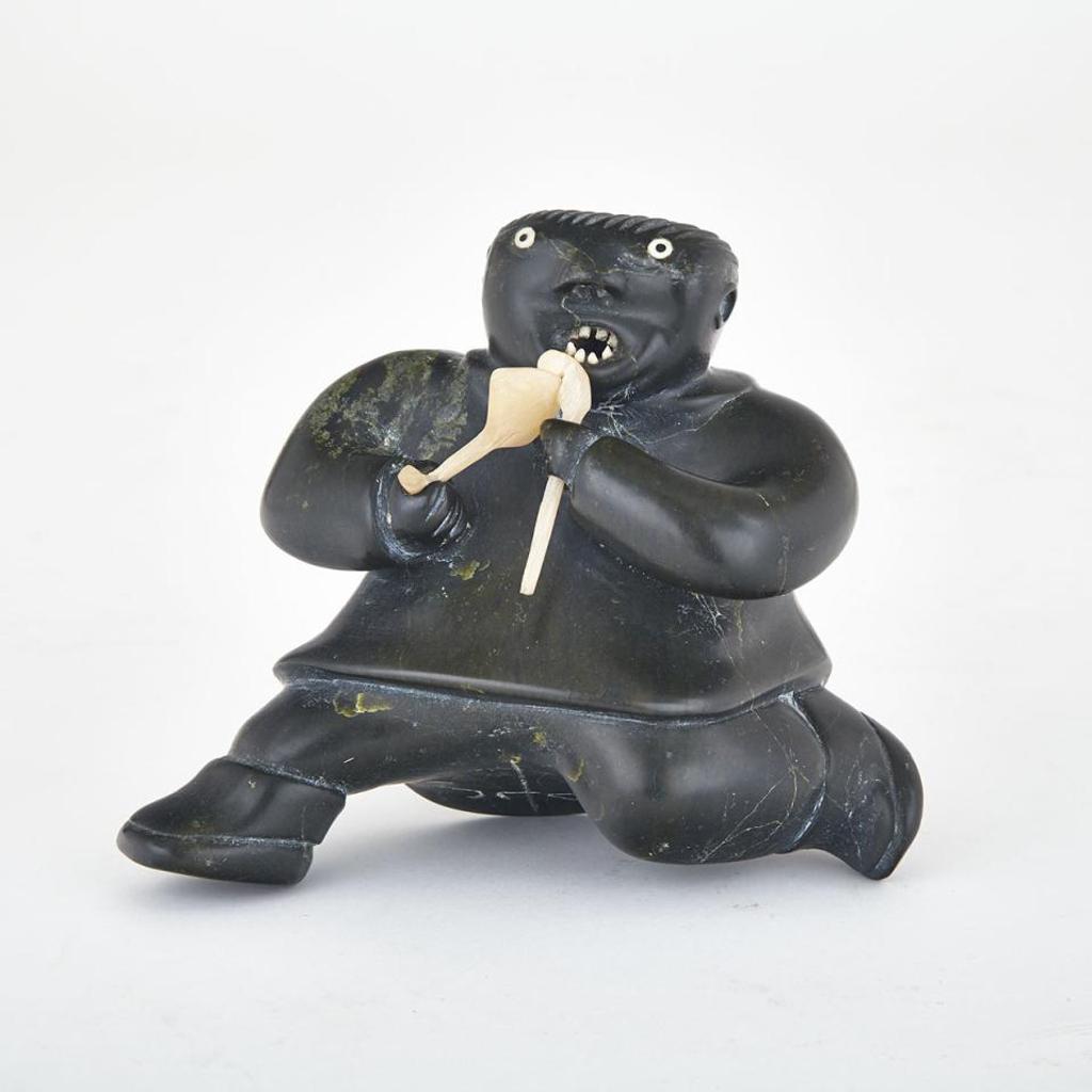Judas Ullulaq (1937-1998) - Figure Sharpening An Ulu