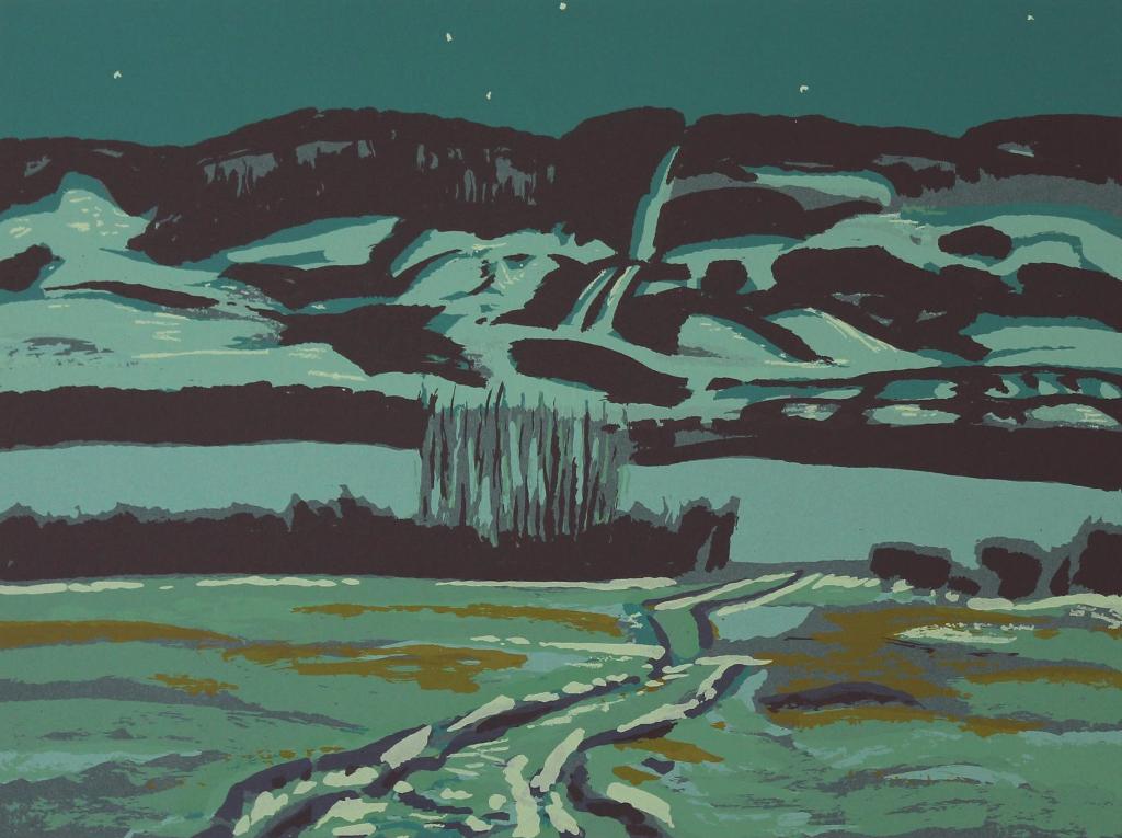 Illingworth Holey (Buck) Kerr (1905-1989) - Turner Valley Nocturne