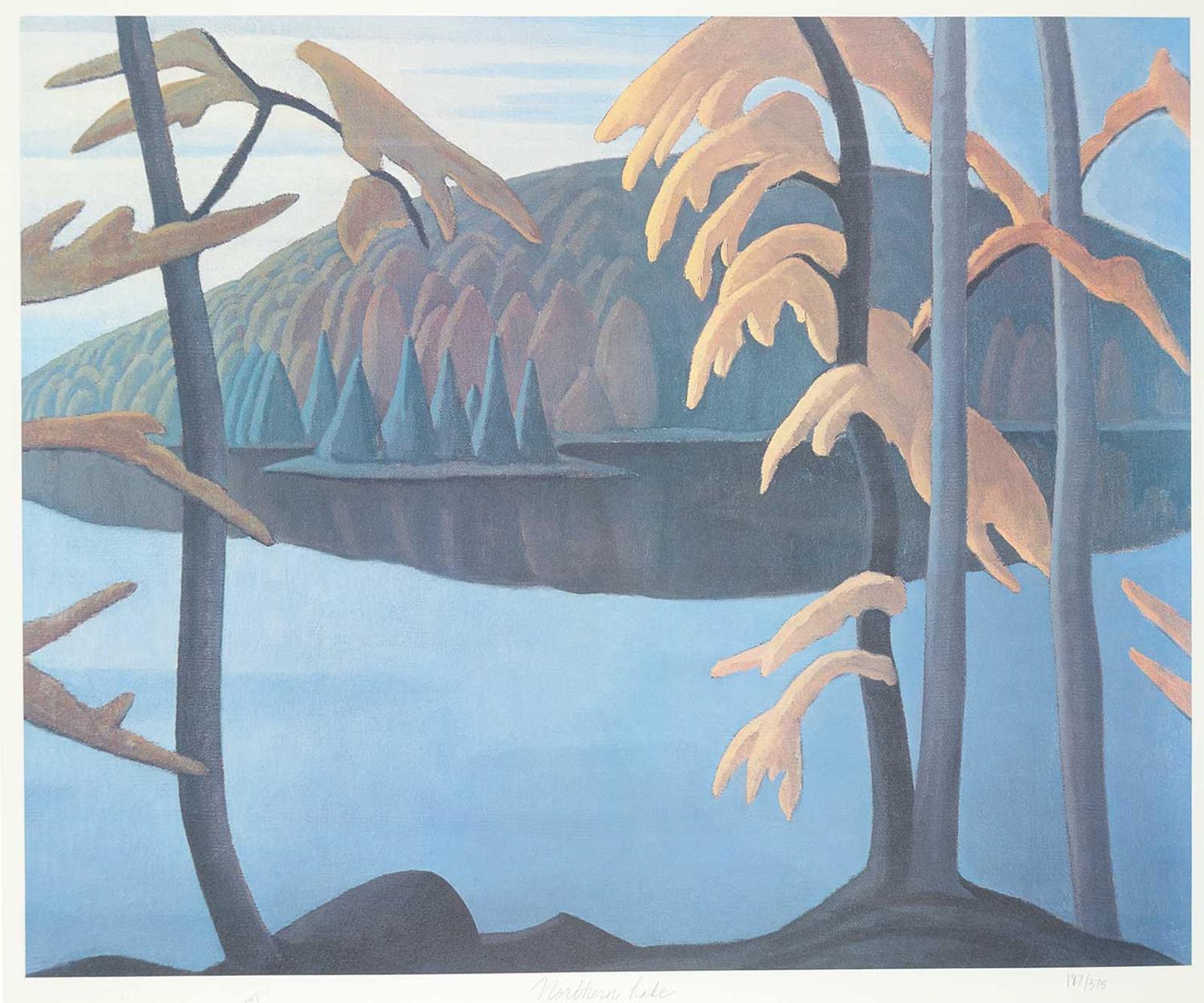 Lawren Stewart Harris (1885-1970) - Northern Lake  #187/375
