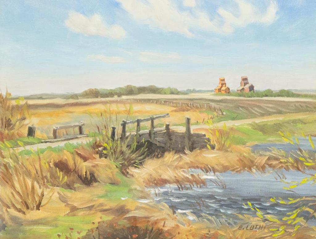 Ernest (Ernie) Luthi (1906-1983) - Windy May Day Near Sinnet