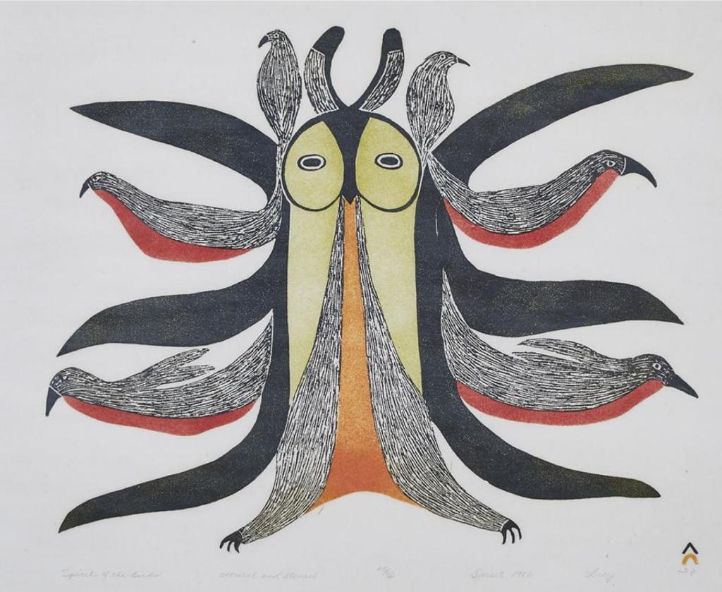 Lucy Qinnuayuak (1915-1982) - Spirit Of The Birds