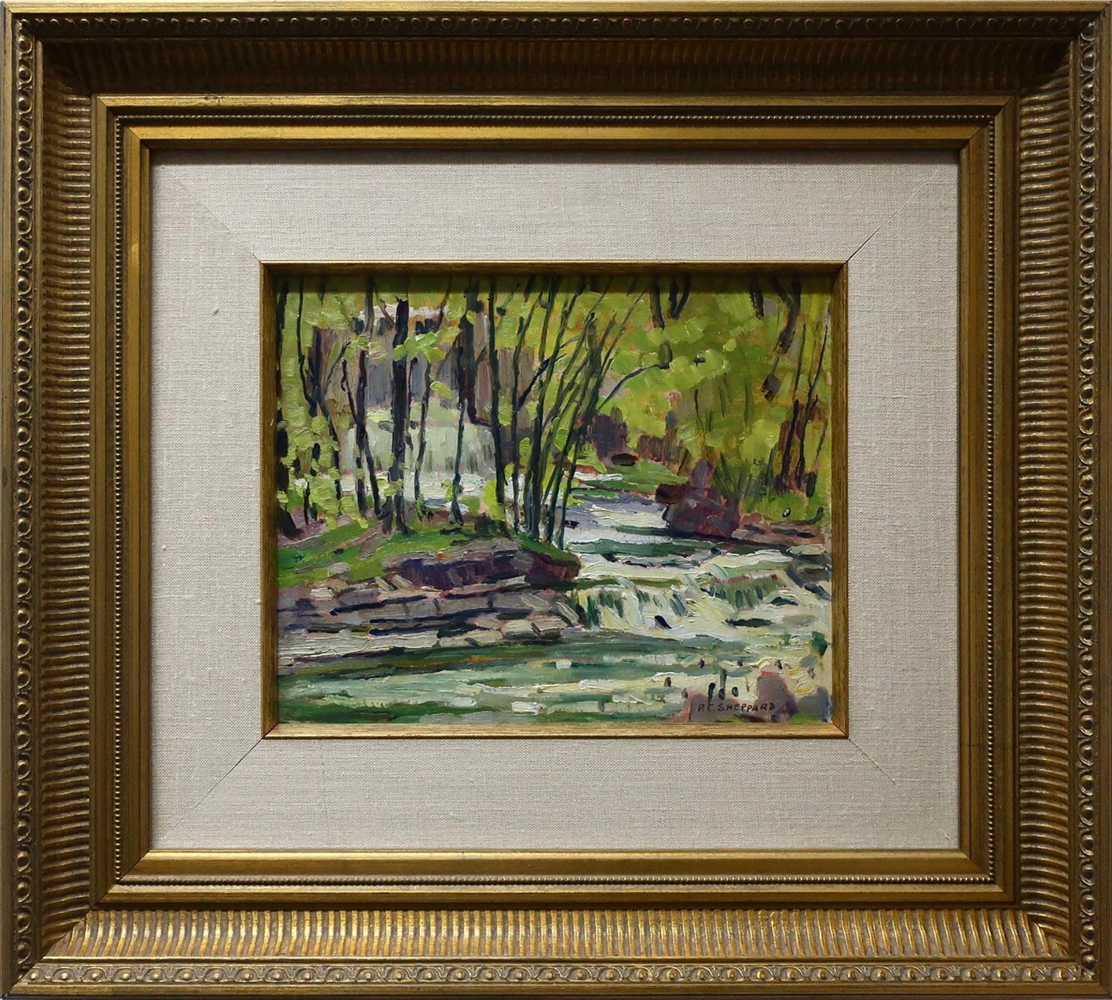 Peter Clapham (P.C.) Sheppard (1882-1965) - Spring Stream