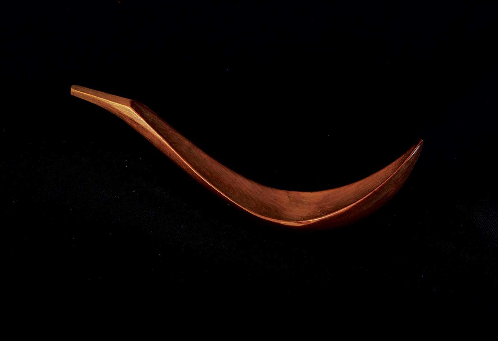 First Nations Basket School - Carved Smooth Ladle