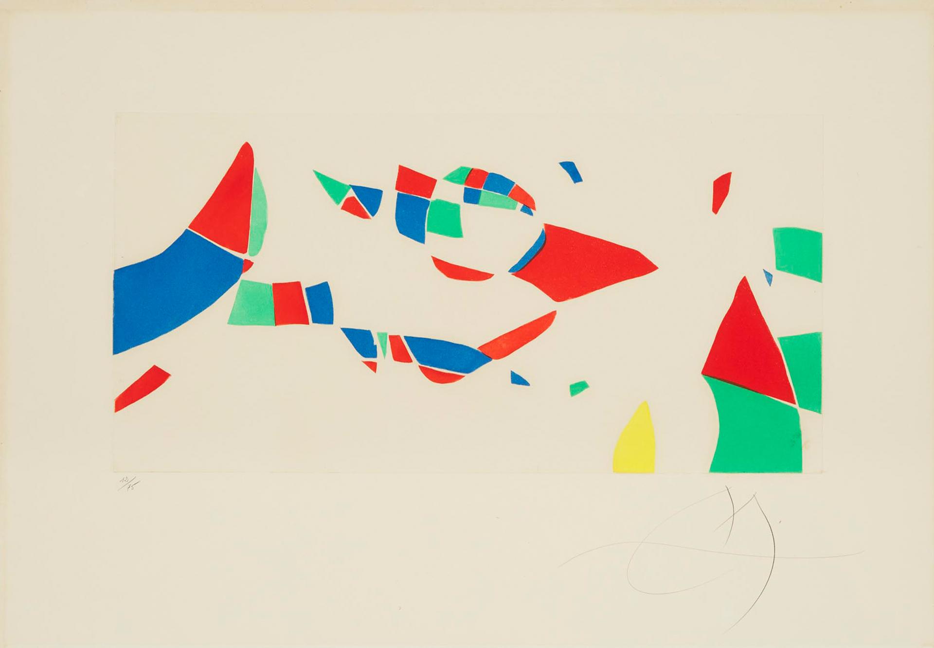 Joan Miró (1893-1983) - Untitled, Plate 4 From
